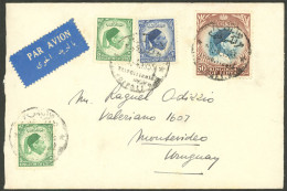 LIBYA: Airmail Cover Sent From Tripoli To Uruguay On 9/AP/1955, VF Quality! - Libia