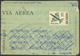 FALKLAND ISLANDS: Long Letter Written On A 11P. Aerogram By A Soldier On The Islands To His Family In Buenos Aires, With - Falklandinseln