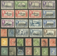 FALKLAND ISLANDS: Interesting Lot Of Old Stamps, Almost All Used, There Are Interesting Cancels! It Includes Good Values - Falkland Islands