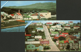 MALVINAS/FALKLAND ISLANDS: FALKLANDS WAR: 2 Beautiful Postcards Edited In 1982 Soon After Seizing The Islands, Excellent - Falkland Islands