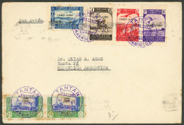 SPANISH MOROCCO: Airmail Cover Franked With Stamps Of CABO JUBY, Sent From TAITÁN To Argentina On 2/JUN/1949, Arrival Ba - Spanish Morocco