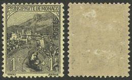 MONACO: Yvert 32, 1919 1Fr. + 1Fr. War Orphans, Very Fine Quality! - Otros & Sin Clasificación