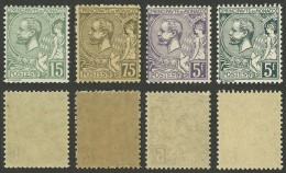 MONACO: Yvert 44/47, 1920/1 Complete Set Of 4 Values, MNH, Excellent Quality! - Altri & Non Classificati