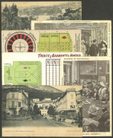 MONACO: 4 Old Postcards Topic Casino + 2 With Views Of Montecarlo, VF General Quality. IMPORTANT: Please View All The Ph - Otros & Sin Clasificación