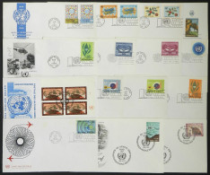 UNITED NATIONS: Over 45 FDC Covers Of Mainly 1960s, Very Fine General Quality, Very Thematic! - Other & Unclassified