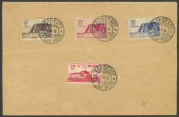 NORWAY: Sc.B1/B3 + B4, 1930 And 193, The 4 First Values On A Cover With Postmarks Of "Nordkapp 3/8/36", Catalog Value Of - Other & Unclassified