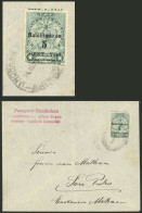 PARAGUAY: Cover Sent From Asunción To San Pedro In MAY/1908 Franked With 5c. With Variety: "A Of CENTAVOS Omitted", Arri - Paraguay