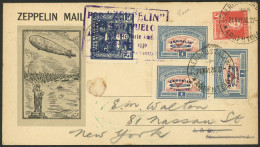 PARAGUAY: ZEPPELIN FLIGHT WITH MIXED POSTAGE: Airmail Cover Sent From Asunción With Paraguayan Postage To B.Aires On 20/ - Paraguay