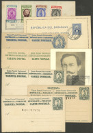 PARAGUAY: 8 Covers, Postal Stationeries Etc., Including 2 Double Overprinted Postal Cards, Very Fine General Quality! - Paraguay