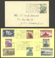 POLAND: Government In Exile: Cover + Card With Postmarks Of 1945, Very Attractive! - Altri & Non Classificati