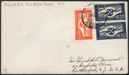 PORTUGAL: 24/MAY/1939 First Flight Azores - New York, VF Quality. - Other & Unclassified