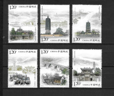 LOTE 1801  ///  (C067)  CHINA 2009 **MNH //  Beijing - Hangzhou Grand Canal Sg 5388/93 - Unused Stamps