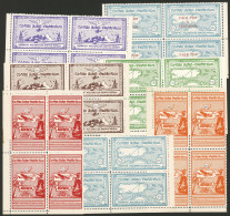 PUERTO RICO: Aerovías Nacionales De Puerto Rico, Inc.: Set Of 6 Values Between 5c. And 1$ + Another One Overprint 15c On - Puerto Rico