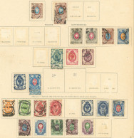 RUSSIA: Old Collection On Several Album Pages, It Includes Scarse And Expensive Stamps, In General Of Fine To Very Fine  - Otros & Sin Clasificación