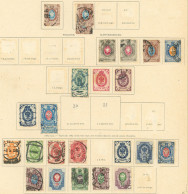 RUSSIA: Old Collection On Several Album Pages, It Includes Scarse And Expensive Stamps, In General Of Fine To Very Fine  - Sonstige & Ohne Zuordnung