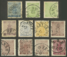 SWEDEN: Sc.6, Etc., 1858/62 Lot Of Good Used Examples, Varied Shades And Cancels, The General Quality Is Very Fine, Cata - Other & Unclassified