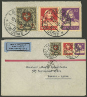 SWITZERLAND: 10/JUN/1933 Lausanne - Argentina, Airmail Cover Sent By Air France Franked With 2.30Fr., On Back Transit Ma - Other & Unclassified