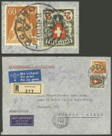 SWITZERLAND: 31/DE/1937 Locarno - Argentina, Registered Airmail Cover Sent By Air France Franked With 2.60 Fr. Including - Other & Unclassified