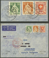 SWITZERLAND: 17/JA/1939 Delemont - Argentina, Airmail Cover Sent Via Germany DLH Franked With 2.30 Fr., With B.Aires Arr - Other & Unclassified