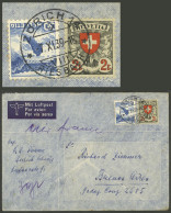 SWITZERLAND: 7/NO/1939 Zürich - Argentina, Airmail Cover By Air France Franked With 2.30 Fr. Including Sc.203a (1933 2Fr - Other & Unclassified