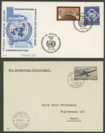 SWITZERLAND: FDC Cover Of 1944 (airmail Stamp) + Another One Of UN In Geneve, VF Quality! - Autres & Non Classés