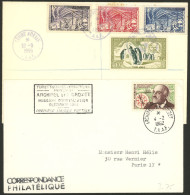 T.A.A.F.: 2 Covers Posted In 1959 (from Terre Adelaide To Inglaterra) And 1962 (from Crozet To Paris), Very Nice, Low St - Other & Unclassified