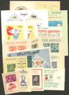 WORLDWIDE: Interesting Lot Of Souvenir Sheets Of Several Countries, Mint (they May Have Hinge Traces), Used Or On FDC Co - Vrac (max 999 Timbres)