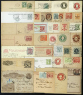 WORLDWIDE: 33 Old Postal Stationeries Of Varied Countries, Mostly Used, In General Of Fine Quality, Low Start! IMPORTANT - Lots & Kiloware (mixtures) - Max. 999 Stamps