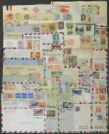 WORLDWIDE: Lot Of About 57 Covers, Cards Etc. Of Varied Countries And Periods, Mixed Quality (some Of Very Fine Quality, - Lots & Kiloware (mixtures) - Max. 999 Stamps