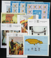 UNIVERSALES: SOUVENIR SHEETS And Commemorative Mini-sheets: 55 Items Of Varied Countries, All MNH And Of Excellent Quali - Other & Unclassified