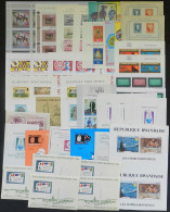 WORLDWIDE: Lot Of Varied Blocks + Some Souvenir Sheets + IMPERFORATE Sheet Of Equatorial Guinea, Etc., Most MNH (a Few U - Lots & Kiloware (mixtures) - Max. 999 Stamps