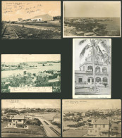 URUGUAY: 22 Postcards With Good Views Of Towns And Small Places In The Interior Of The Country, Some Very Rare, Fine To  - Uruguay