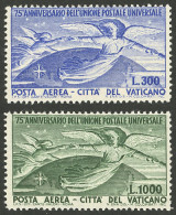 VATICAN: Yvert 18/19, 1949 UPU 75 Years, Cmpl. Set Of 2 MNH Values, Very Fine Quality! - Other & Unclassified