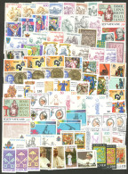 VATICAN: Good Lot Of Stamps, Complete Sets And Souvenir Sheets, Mainly Issued In 1980s, All MNH And Of Excellent Quality - Sonstige & Ohne Zuordnung