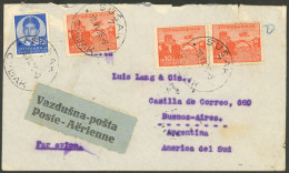 YUGOSLAVIA: 10/JUN/1936 Susak - Argentina, Airmail Cover Posted By Air France Franked With 33.50D., On Back Transit Mark - Autres & Non Classés