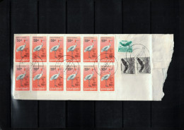 Burma 1989 Birds Interesting Airmail Registered Letter - Myanmar (Birmanie 1948-...)