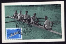 Argentina - 1959 - Third Pan American Games - Rowing - Remo - Aviron