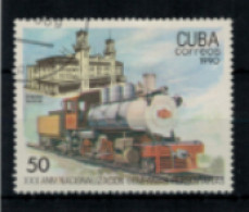 Cuba - "30ème Anniversaire De La Nationalisation Des Compagnies Ferroviaires" - T. Oblitéré N° 3055 De 1990 - Gebraucht