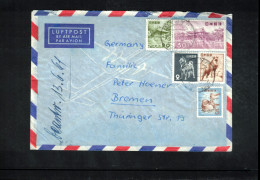 Japan 1961 Interesting Airmail Letter - Brieven En Documenten