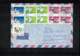 Australia 1988 Bowling Interesting Airmail Letter - Briefe U. Dokumente