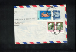 Taiwan 1981 Interesting Airmail Letter - Briefe U. Dokumente