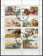 NAGALAND India ** 1972 ** Fauna Sheetlet ** CTO ** - Ongebruikt