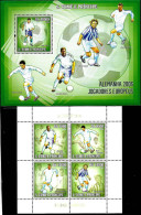 #9054 STO TOME & PRINCIPE 2006 FOOTBALL SOCCER WORLD CUP GERMANY YV 2018-21BL324 - 2006 – Germany