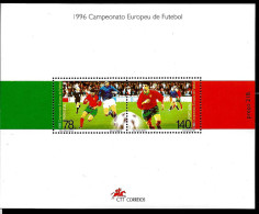 #9052 PORTUGAL 1996 SPORTS FOOTBALL SOCCER EUROPA CUP  YV BL118 MNH - UEFA European Championship