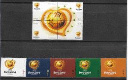 #9177 PORTUGAL 2004 SPORT SOCCER FOOTBALL EURO CUP 04 SET YV 2665-73 MNH - Championnat D'Europe (UEFA)