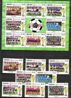 #9104 LIBERIA 1998 FOOTBALL SOCCER WORLD CUP JAPAN-KOREA 02 YV 3798-05+MINISHEET - 2002 – Corea Del Sud / Giappone