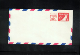 Canal Zone Interesting Postal Stationery Letter Never Used - Zona Del Canal