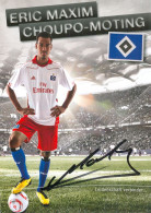 AK Eric Maxim Choupo-Moting Hamburger SV 10-11 HSV Schalke 04 FC Bayern München Paris Saint-Germain Stoke City Cameroun - Autografi