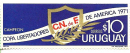 #9129 URUGUAY 1971 FOOTBALL SOCCER LIBERTADORES CUP WINNER YV 818 MNH - Clubs Mythiques