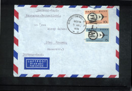 Canal Zone 1970 Interesting Airmail Letter To Germany - Zona Del Canal